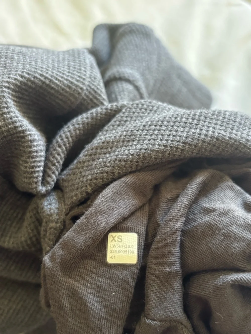 Lululemon scuba mid-rise wide-leg waffle knit pant - Picture 6 of 8